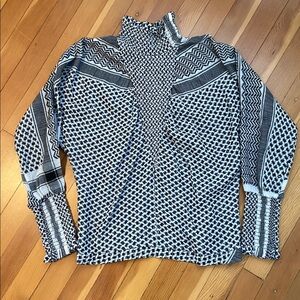Cecilie Copenhagen Monochrome Geometric Top